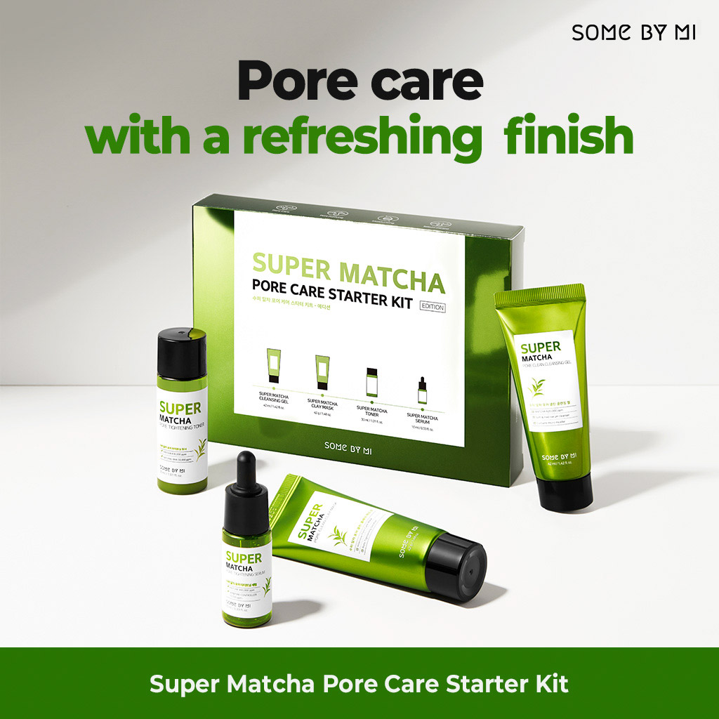 SOME BY MI,SOME BY MI Super Matcha Pore Care Starter Kit,SOME BY MI Super Matcha Pore Care Starter Kit รีวิว,SOME BY MI Super Matcha Pore Care Starter Kit ราคา,