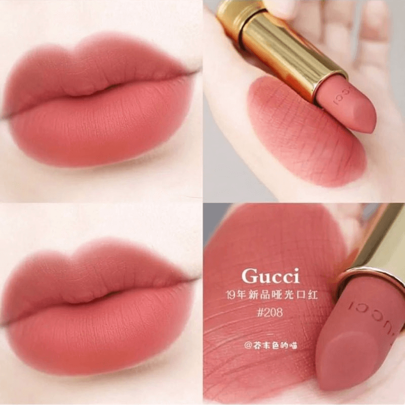 GUCCI Lip Color Rouge A Levres,GUCCI Lip Color Rouge A Levres 305 Ruby Firelight,gucci ลิป,gucci ลิป 200,ลิป gucci สีไหนสวย,GUCCI Lip Color Rouge A Levres 200 Blaze Of Noon,gucci ลิป ราคา,